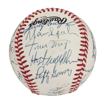 Multi-Signed Hall of Fame N.L. Baseball featuring 23 Signatures including Koufax, Mays & Musial (JSA)